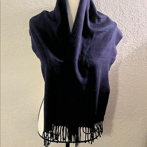 Cashme’ Elegant Navy Blue Men's Scarf